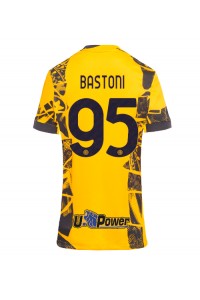 Inter Milan Alessandro Bastoni #95 Voetbaltruitje 3e tenue Dames 2024-25 Korte Mouw